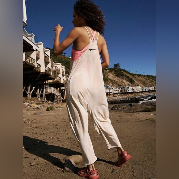 Free People X FP Movement Hot Shot Printed Onesie in Bamboo Incline Combo NWT - Picture 4 of 9